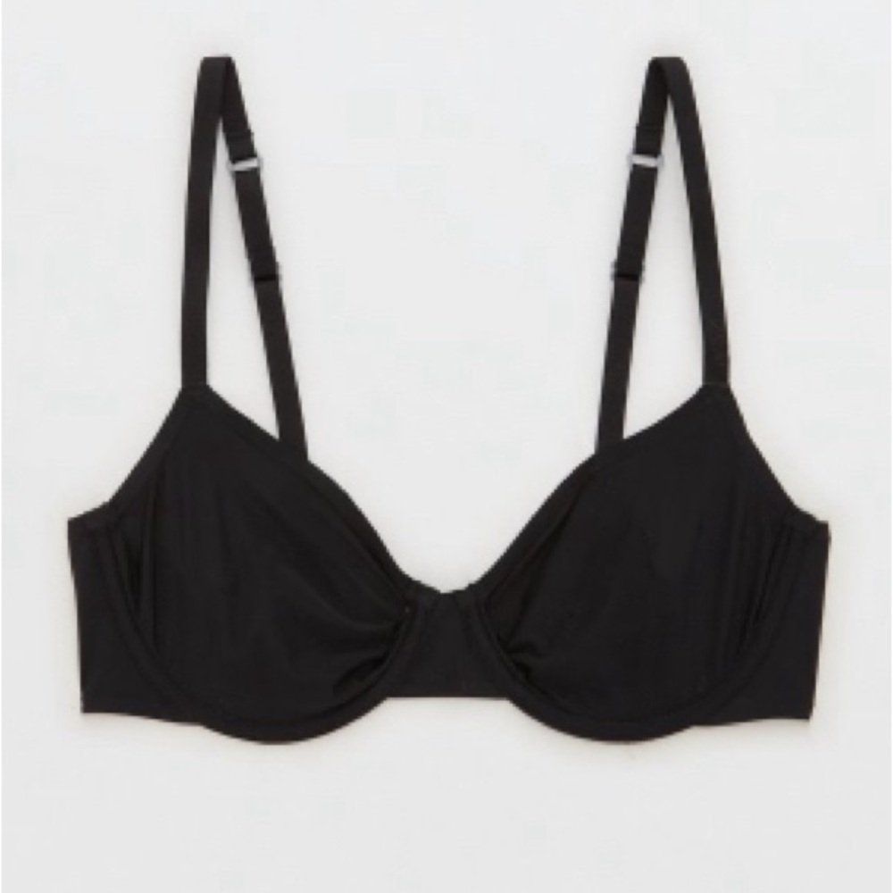 NWT Aerie Sheer Black Full Coverage Underwire Bra